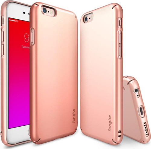 Slim iPhone 6s/ 6 ile Uyumlu KIlıf Rose Gold