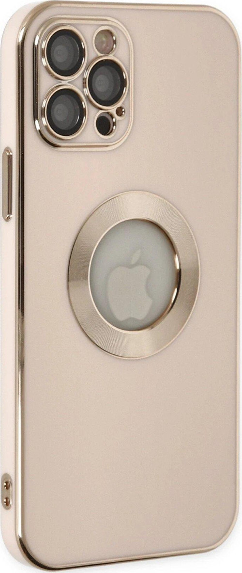 Iphone 12 Kılıf Store Silikon - Pembe-(5796)