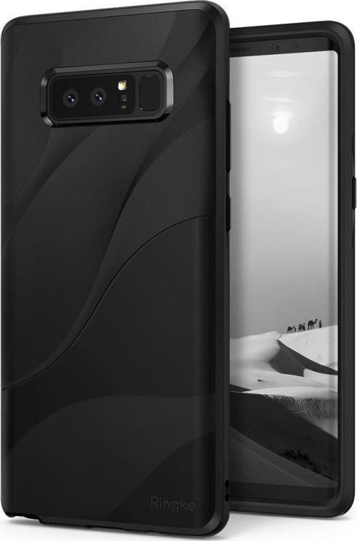 Wave Galaxy Note 8 ile Uyumlu KIlıf Charcoal Black