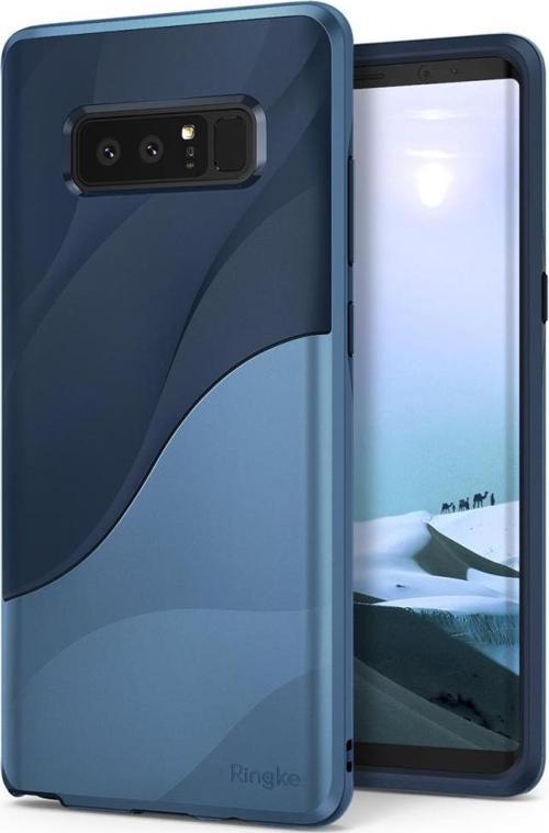 Wave Galaxy Note 8 ile Uyumlu KIlıf Coastal Blue