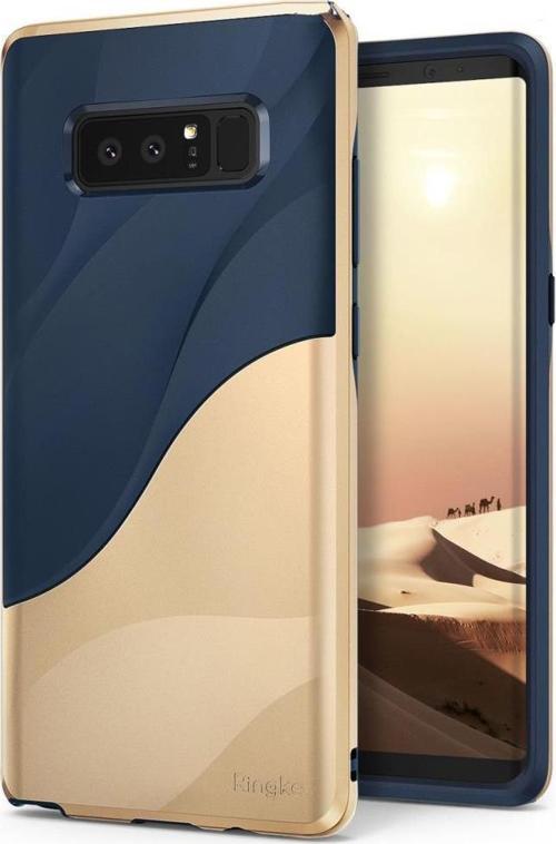 Wave Galaxy Note 8 ile Uyumlu KIlıf Marina Gold