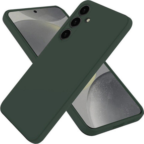 Galaxy A36 Kılıf First Silikon - Koyu Yeşil-(5796)
