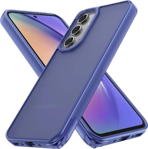 Galaxy A14 4G Kılıf Elegant Kapak - Açık Mavi-(5796)