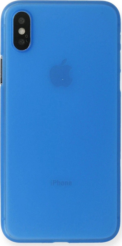 Iphone X Kılıf Pp İnce Kapak - Mavi-(5796)