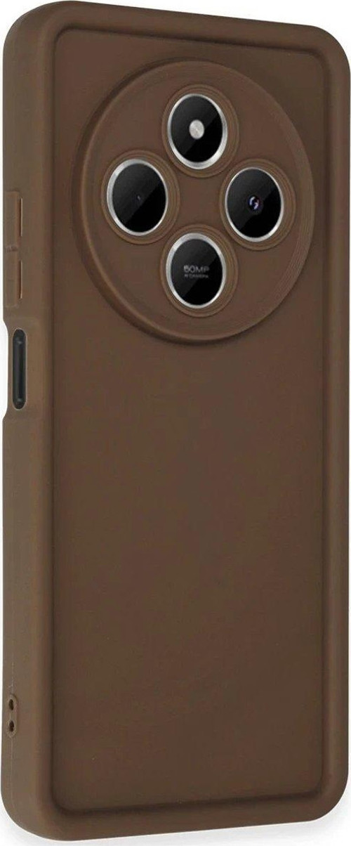 Redmi 14C Kılıf Viera Silikon - Kahverengi-(5796)