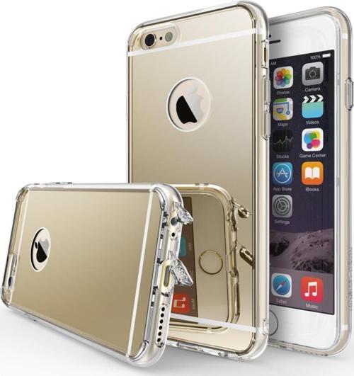 Mirror Fusion iPhone 6s/ 6 ile Uyumlu Aynalı Kılıf Royal Gold