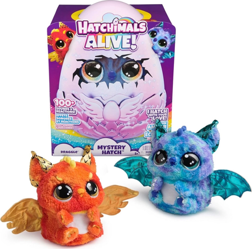 Hatchimals Peluş Simli Draggle