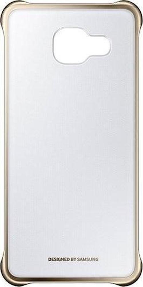 Galaxy A3 (2016) A310F ile Uyumlu Clear Back Cover Kılıf Altın EF-QA310CFEGWW