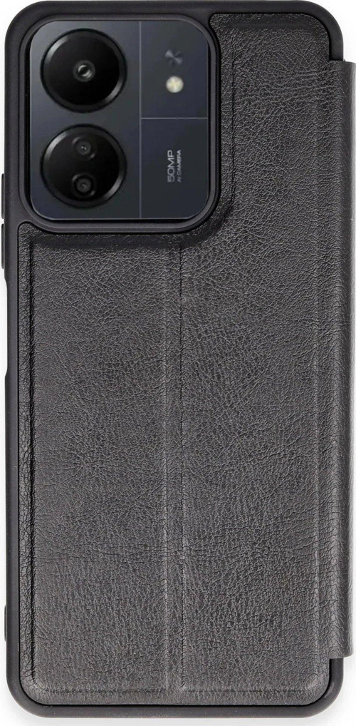 Redmi 13C Kılıf Flip Cover - Siyah-(5796)