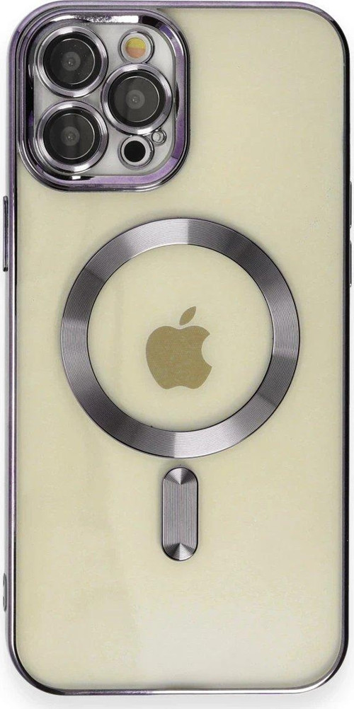 Iphone 12 Kılıf Kross Magneticsafe Kapak - Mor-(5796)