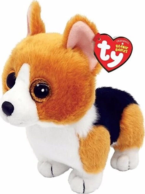 Ty Beanie Babies Peluş Corgi Köpek Colin 15 Cm