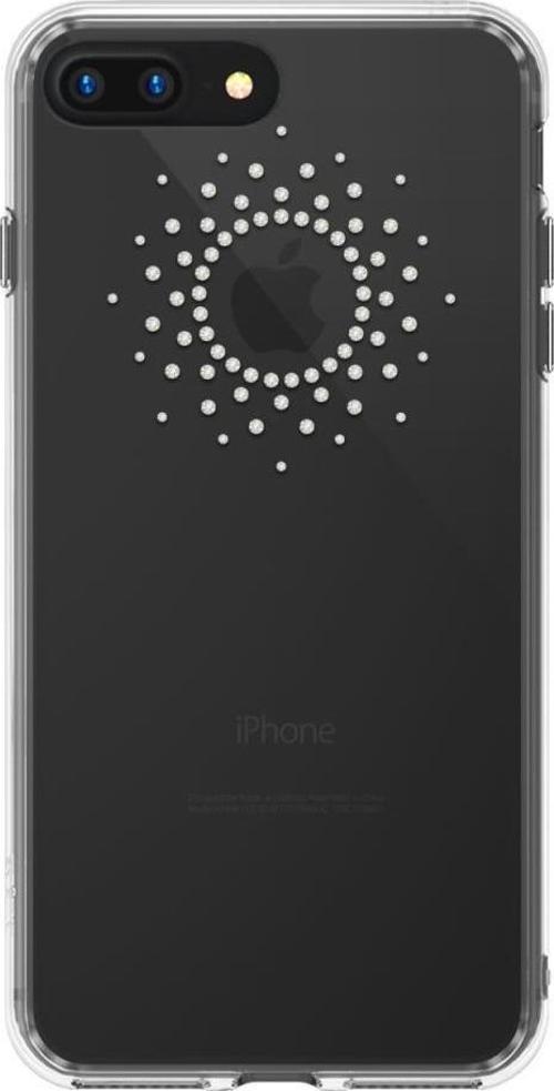 Noble Fusion iPhone 7 ile Uyumlu Taşlı Kılıf Extra Darbe Emici Sun Clear