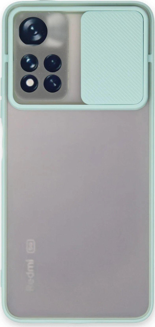Redmi Note 11T Kılıf Palm Buzlu Kamera Sürgülü Silikon Uaz-(5796)