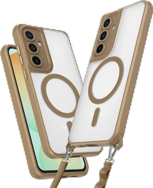 Galaxy S24 Fe Kılıf Enka Magsafe Silikon Kılıf - Desert-(5796)