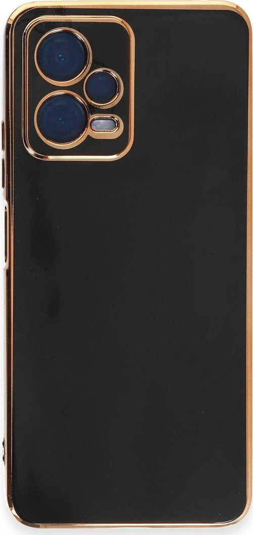 Poco X5 5G Kılıf Volet Silikon - Siyah-(5796)