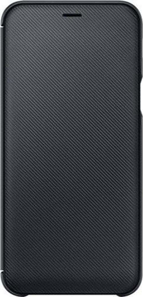 Galaxy A6 2018 ile Uyumlu Wallet Cover Kılıf Siyah EF-WA600CBEGWW