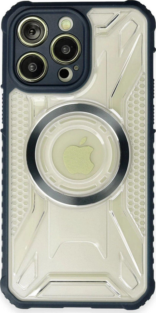 Iphone 13 Kılıf Prag Magneticsafe Kapak - Lacivert-(5796)