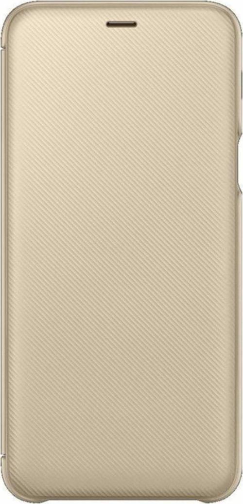 Galaxy A6+ (2018) ile Uyumlu Kapaklı Kılıf Altın EF-WA605CFEGWW