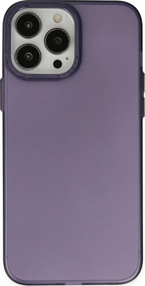 Iphone 14 Kılıf Modos Metal Kapak - Mor-(5796)