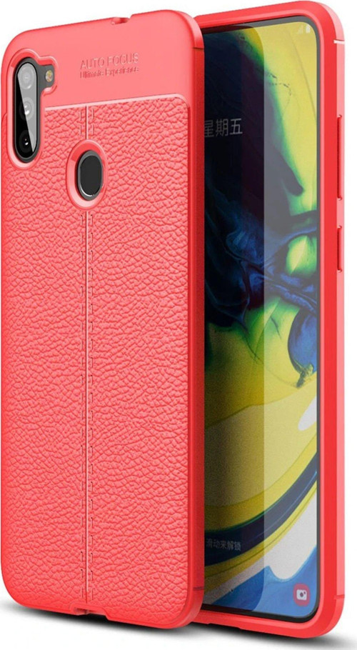 Galaxy A11 Kılıf Auto Focus Kapak - Kırmızı-(5796)