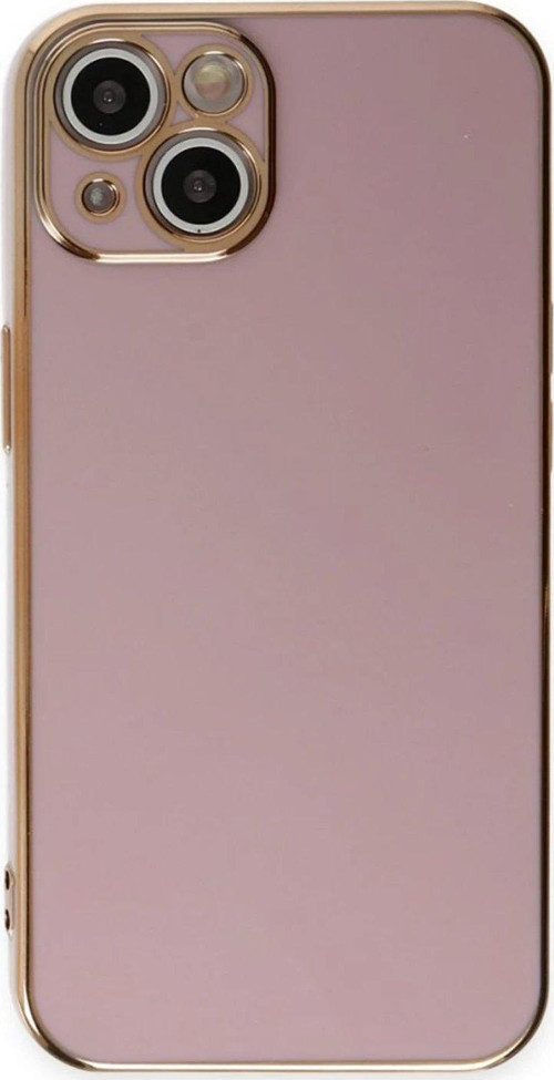 Iphone 15 Kılıf Volet Silikon - Mor-(5796)