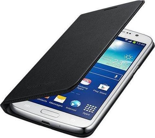 Galaxy Grand 2 G7100 ile Uyumlu Flip Wallet Kılıf Siyah EF-WG710BBEGWW
