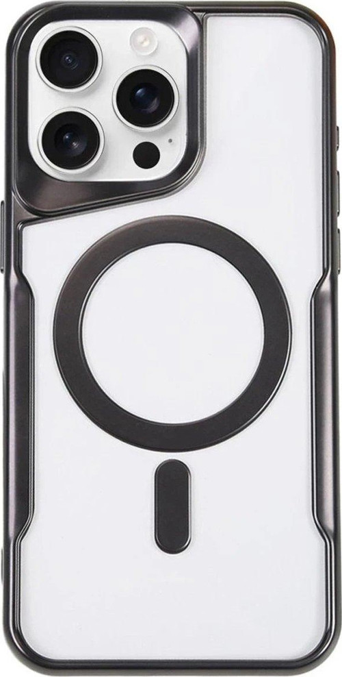 Iphone 11 Kılıf Boyi Magsafe Silikon Kapak - Siyah-(5796)