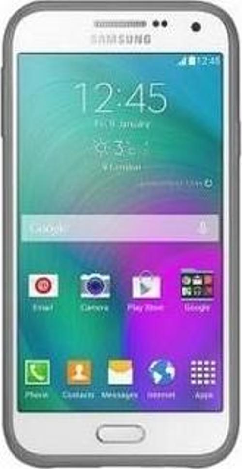 Galaxy E7 ile Uyumlu Protective Cover Kılıf Beyaz EF-PE700BWEGWW
