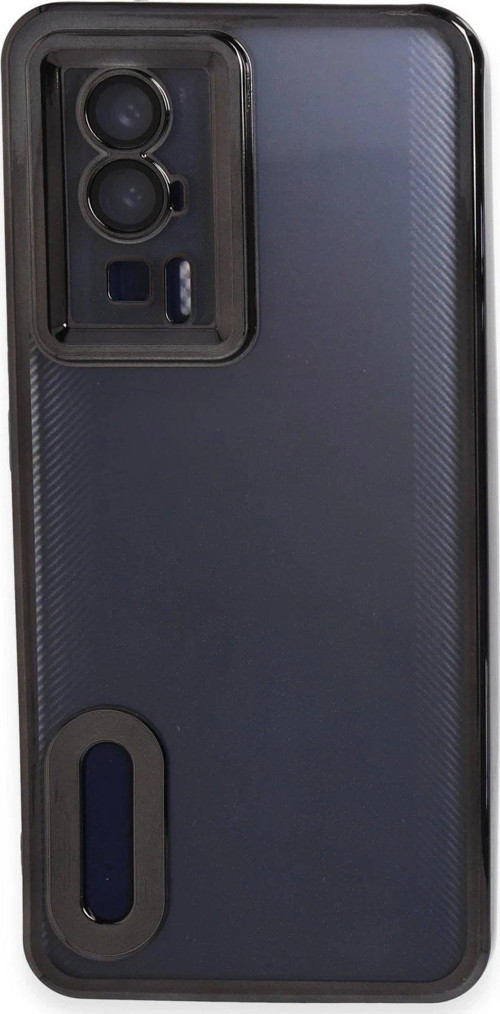 Poco F5 Kılıf Slot Silikon - Siyah-(5796)