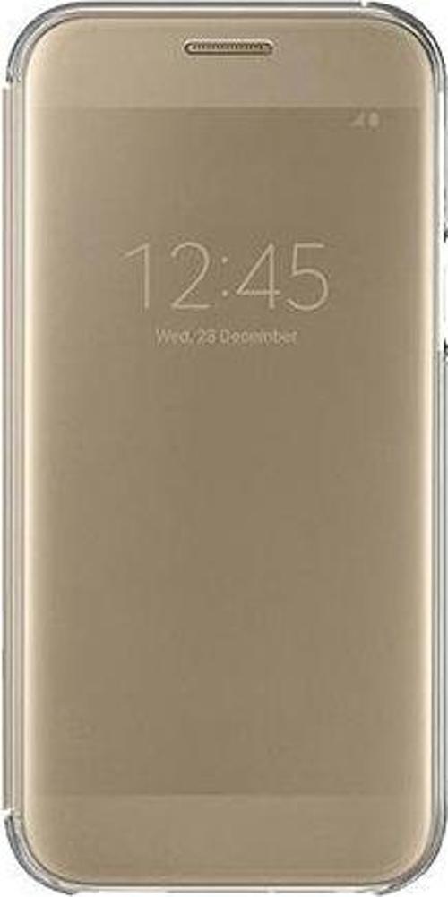 Galaxy A5(2017) ile Uyumlu Kapaklı Kılıf Altın EF-ZA520CFEGWW (Out)