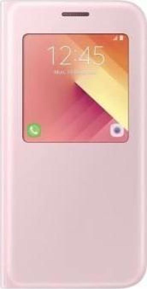 Galaxy A5(2017) ile Uyumlu S View Cover Pembe EF-CA520PPEGWW
