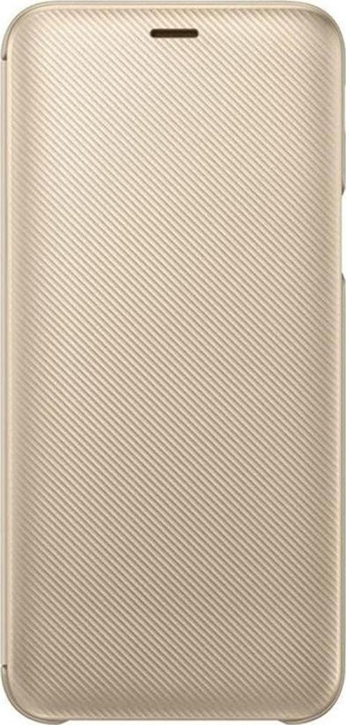 Galaxy J6 2018 ile Uyumlu Wallet Cover Kılıf Altın EF-WJ600CFEGWW