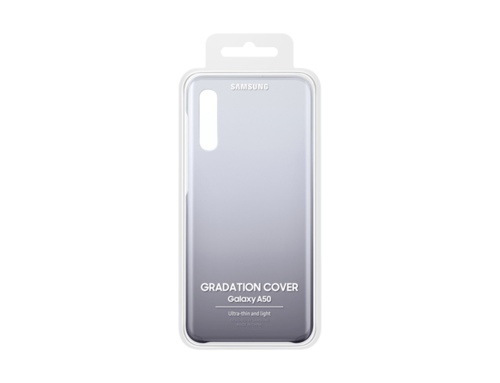Galaxy A50 ile Uyumlu Clear Cover Siyah EF-AA505CBEGWW