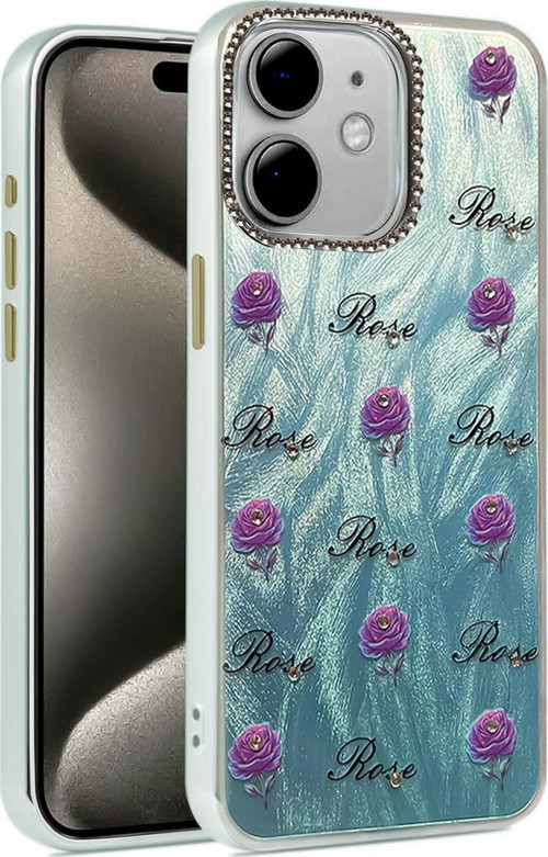Iphone 11 Kılıf Blade Aynalı Desenli Kapak - Desen 9-(5796)