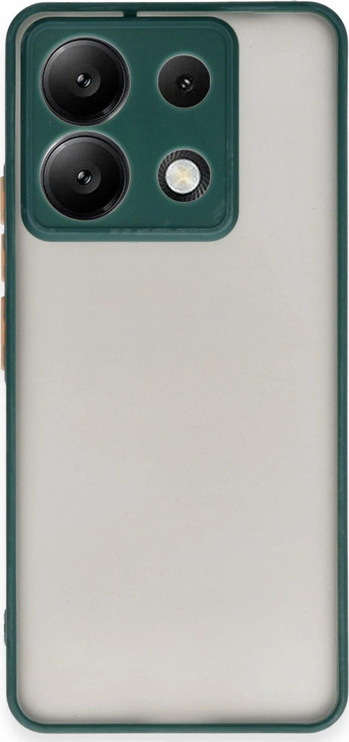 Redmi Note 13 5G Kılıf Montreal Silikon Kapak - Yeşil-(5796)