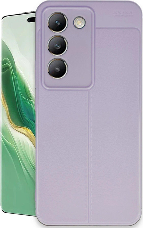 V30 Lite 4G Kılıf Auto Focus Kapak - Lila-(5796)