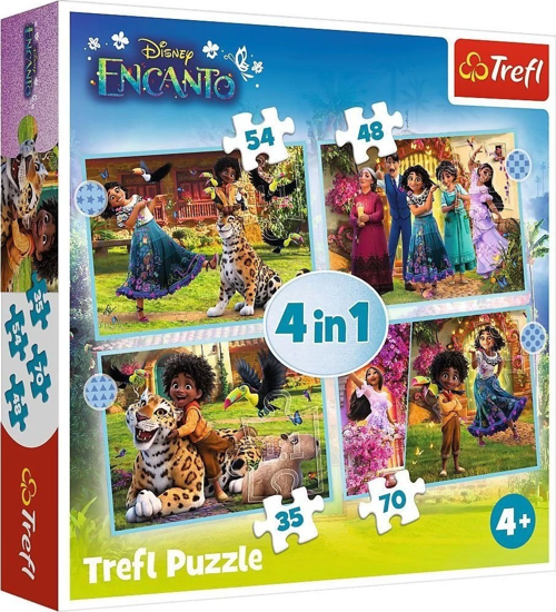 Puzzle-34615 Encanto 4In1 Puzzle