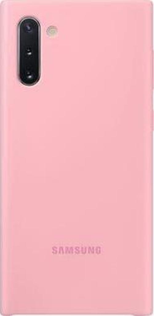 Galaxy Note 10 ile Uyumlu Silikon Kılıf Pembe EF-PN970TPEGWW