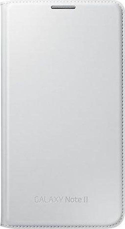 Galaxy Note 2 ile Uyumlu Kılıf Flip Wallet Beyaz EF-NN710BWEGWW
