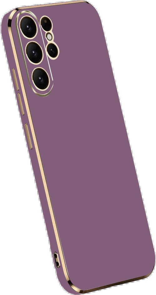 Galaxy S24 Kılıf Volet Silikon - Mor-(5796)