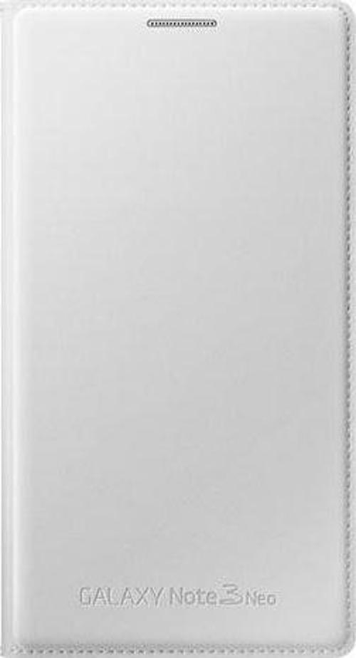Galaxy Note 3 Neo ile Uyumlu Kılıf Flip Wallet Beyaz EF-WN750BWEGWW