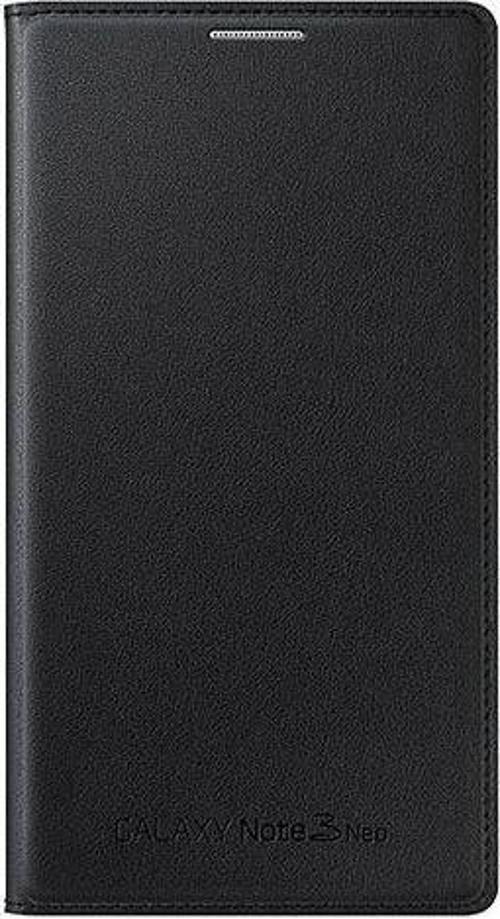 Galaxy Note 3 Neo ile Uyumlu Kılıf Flip Wallet Siyah EF-WN750B