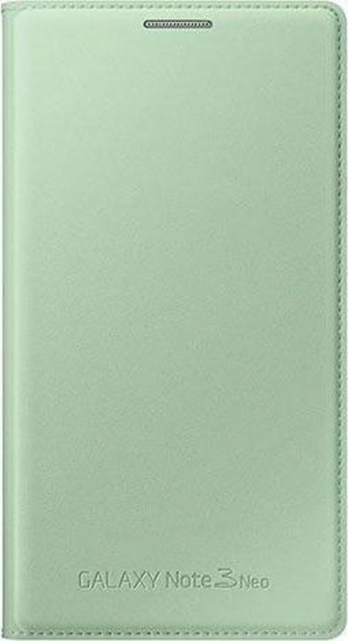 Galaxy Note 3 Neo ile Uyumlu Kılıf Flip Wallet Yeşil EF-WN750BMEGWW