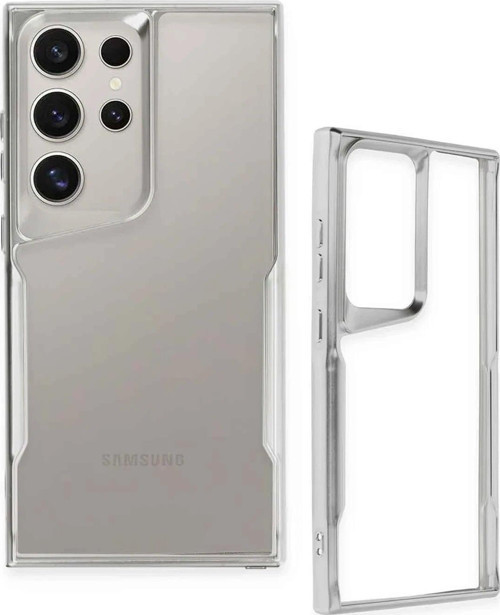Galaxy S25 Kılıf Boyi Silikon Kapak - Lacivert-(5796)