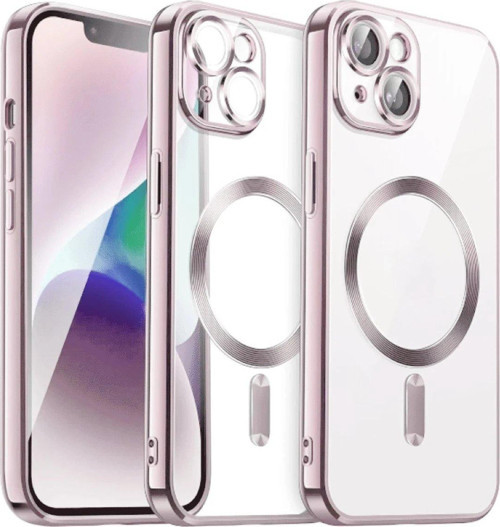 Iphone 15 Kılıf Kross Magneticsafe Kapak - Rose-(5796)
