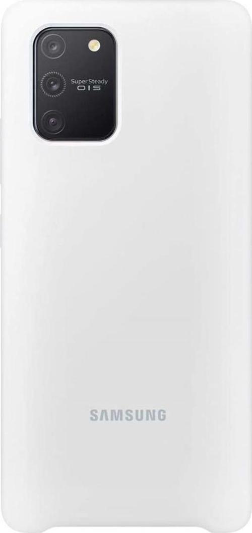 Galaxy S10 Lite ile Uyumlu Silikon Kılıf Beyaz EF-PG770TWEGWW