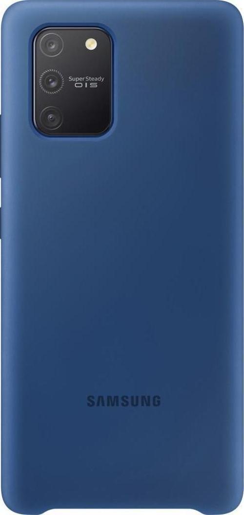 Galaxy S10 Lite ile Uyumlu Silikon Kılıf Mavi EF-PG770TLEGWW