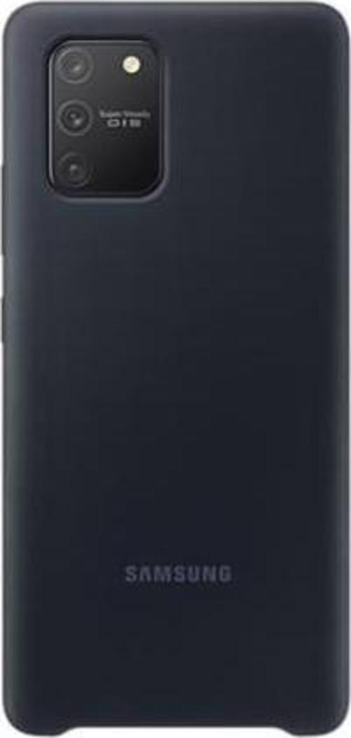 Galaxy S10 Lite ile Uyumlu Silikon Kılıf Siyah EF-PG770TBEGWW