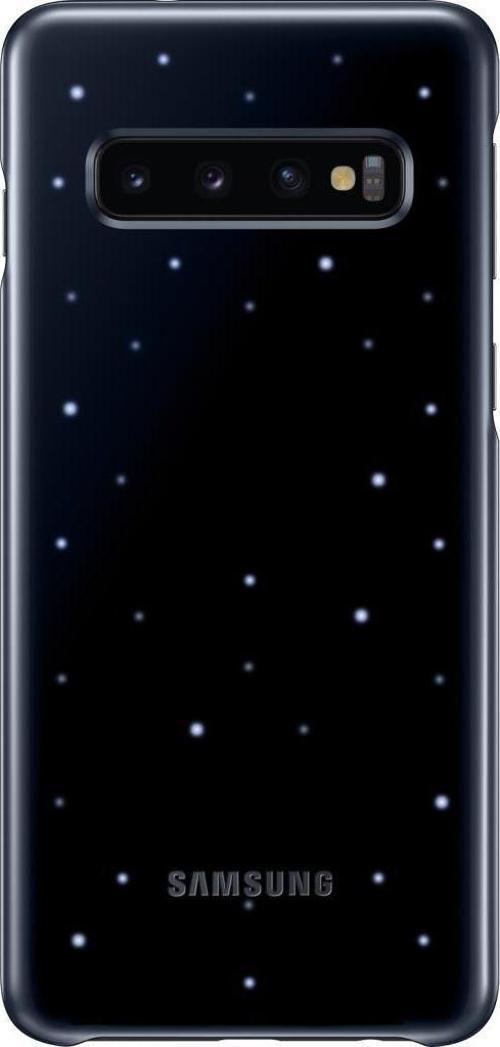 Galaxy S10 ile Uyumlu Kılıf Led Cover Siyah EF-KG973CBEGWW