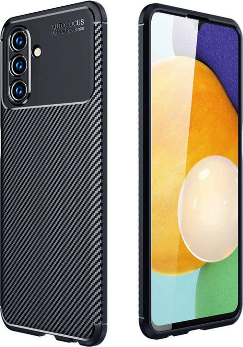 Galaxy A26 Kılıf Auto Focus Karbon Kapak - Siyah-(5796)